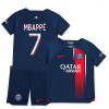 Maglia ufficiale Paris Saint Germain 2023-24 Mbappé 7 Casa per Bambino